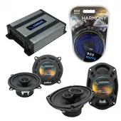 Compatible with Dodge Monaco 1990-1992 Factory Speaker Replacement Harmony R5 R69 & Harmony HA-A400.4 Amp
