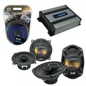 Compatible with Dodge Ram Charger 1981-1983 Speaker Replacement Harmony R69 R5 & Harmony HA-A400.4 Amp