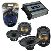 Compatible with Eagle Premier 1988-1992 Factory Speaker Replacement Harmony R5 R69 & Harmony HA-A400.4 Amp