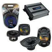 Compatible with Eagle Summit 1993-1995 Factory Speaker Replacement Harmony R4 R69 & Harmony HA-A400.4 Amp