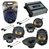 Compatible with Eagle Vision 93-97 OEM Speaker Replacement Harmony R5 R35 R69 & Harmony HA-A400.4 Amp