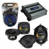 Compatible with Ford Bronco II 1983-1988 Factory Speaker Replacement Harmony R4 R68 & Harmony HA-A400.4 Amp