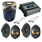 Compatible with Ford Expedition 1997-1998 Factory Speakers Replacement Harmony (2) C68 & Harmony HA-A400.4