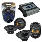 Compatible with Dodge Stealth 1990-1996 OEM Speaker Replacement Harmony R65 R69 & Harmony HA-A400.4 Amp