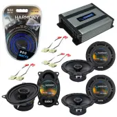 Compatible with GMC Jimmy 1994-1994 Factory Speaker Replacement Harmony R65 R46 & Harmony HA-A400.4 Amp