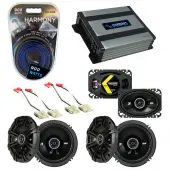 Compatible with GMC Jimmy 1994-1994 Factory Speaker Replacement Kicker DSC65 DSC46 & Harmony HA-A400.4