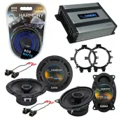 Compatible with GMC Savana Van 2003-2007 OEM Speaker Replacement Harmony R5 R46 & Harmony HA-A400.4 Amp