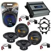 Compatible with GMC Yukon Denali 2003-2006 OEM Speaker Replacement Harmony R5 R65 & Harmony HA-A400.4 Amp