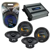 Compatible with GMC Yukon XL Denali 2007-2014 OEM Speaker Replacement Harmony (2) R65 & Harmony HA-A400.4 Amp
