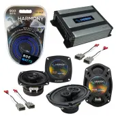 Harmony Audio HA-A400.4 Amp Bundle with Harmony Audio HA-R4, Harmony Audio HA-R69 Speakers Compatible with Honda Accord 1982-1985 OEM Speaker Replacement