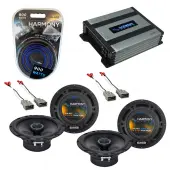 Harmony Audio HA-A400.4 Amp Bundle with (2) Harmony Audio HA-R65 Speakers Pair Compatible with Honda CRV 2007-2011 Factory Speaker Replacement