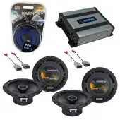 Harmony Audio HA-A400.4 Amp Bundle with (2) Harmony Audio HA-R65 Speakers Pair Compatible with Honda Element 2003-2011 OEM Speaker Replacement