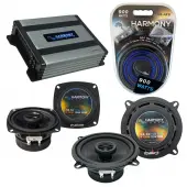 Compatible with Honda Passport 1998-2002 OEM Speaker Replacement Harmony R5 R4 & Harmony HA-A400.4 Amp