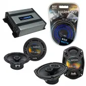 Compatible with Hyundai Sonata 2006-2008 OEM Speaker Replacement Harmony R65 R69 & Harmony HA-A400.4 Amp