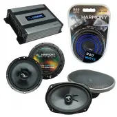 Compatible with Hyundai Sonata 2006-2008 OEM Speakers Replacement Harmony C65 C69 & Harmony HA-A400.4 Amp
