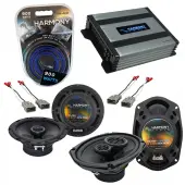 Harmony Audio HA-A400.4 Amp Bundle with Harmony Audio HA-R65, Harmony Audio HA-R69 Speakers Compatible with Honda Prelude 1997-2001 OEM Speaker Replacement