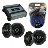 Compatible with Infiniti G35 (sedan) 03-06 Speaker Replacement Kicker (2) DSC65 & Harmony HA-A400.4 Amp