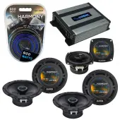 Compatible with Infiniti G35 (sedan) 07 Speaker Replacement Harmony (2) R65 R4 & Harmony HA-A400.4 Amp