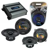 Compatible with Infiniti Q45 1997-2001 OEM Speaker Replacement Harmony R65 R5 & Harmony HA-A400.4 Amp