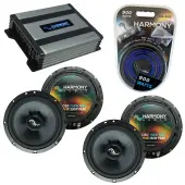 Compatible with Honda Ridgeline 2005-2014 Speakers Replacement Harmony (2) C65 & Harmony HA-A400.4