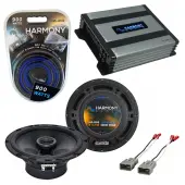 Compatible with Honda S2000 2000-2009 OEM Speaker Replacement Harmony Bundle R65 & HA-A400.4 Amplifier