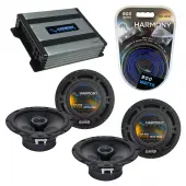 Compatible with Isuzu I-280/ I-350 2006-2006 OEM Speaker Replacement Harmony (2) R65 & Harmony HA-A400.4 Amp