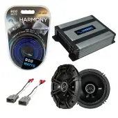 Compatible with Honda S2000 2000-2009 Speaker Replacement Kicker Bundle DSC65 & Harmony HA-A400.4 Amplifier