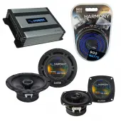 Compatible with Isuzu Rodeo 1998-2004 OEM Speaker Replacement Harmony R65 R4 & Harmony HA-A400.4 Amp