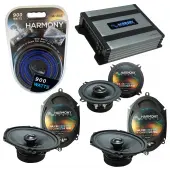 Compatible with Jaguar S-type 2000-2008 OEM Speakers Replacement Harmony (2) C68 C5 & Harmony HA-A400.4