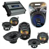 Compatible with Jaguar XK 97-05 OEM Speaker Replacement Harmony R5 R35 R69 & Harmony HA-A400.4 Amp
