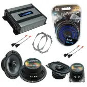 Compatible with Jeep Wrangler 1997-2006 OEM Speakers Replacement Harmony C46 C65 & Harmony HA-A400.4