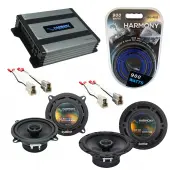 Compatible with Isuzu Truck 1989-1995 OEM Speaker Replacement Harmony R5 R65 & Harmony HA-A400.4 Amp