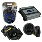 Compatible with Kia Sephia 1998-2001 Factory Speaker Replacement Kicker DSC5 DSC68 & Harmony HA-A400.4