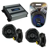 Compatible with Kia Sportage 2005-2010 Factory Speaker Replacement Kicker (2) DSC5 & Harmony HA-A400.4