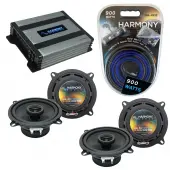 Compatible with Lexus ES 300 1997-2006 Factory Speaker Replacement Harmony (2) R5 & Harmony HA-A400.4 Amp