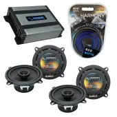 Compatible with Isuzu VehiCROSS 1999-2001 OEM Speakers Replacement Harmony (2) C5 & Harmony HA-A400.4