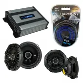 Compatible with Lexus LS400 1993-1994 Speaker Replacement Kicker DSC5 DSC65 & Harmony HA-A400.4 Amp