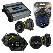 Compatible with Mazda 929 1988-1991 Speaker Replacement Kicker DSC4 DSC5 DSC68 & Harmony HA-A400.4 Amp