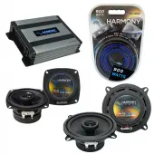 Compatible with Mazda GLC 1985-1985 Factory Speaker Replacement Harmony R5 R4 & Harmony HA-A400.4 Amp