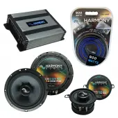 Compatible with Mazda Miata 1990-1997 Speakers Replacement Harmony C65 C35 & Harmony HA-A400.4 Amp