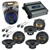 Compatible with Mazda MPV Van 1990-1995 OEM Speaker Replacement Harmony Upgrade & Harmony HA-A400.4 Amp