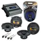 Compatible with Mazda MX3 1992-1996 Factory Speaker Replacement Harmony R65 R5 & Harmony HA-A400.4 Amp