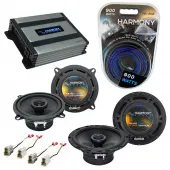 Compatible with Mazda MX6 1986-1989 Factory Speaker Replacement Harmony R5 R65 & Harmony HA-A400.4 Amp