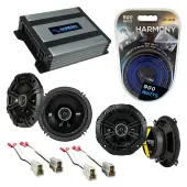Compatible with Mazda MX6 1986-1989 Factory Speaker Replacement Kicker DSC5 DSC65 & Harmony HA-A400.4