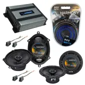 Compatible with Mazda RX7 1992-1997 Factory Speaker Replacement Harmony R65 R68 & Harmony HA-A400.4 Amp