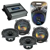 Compatible with Mercedes M-Class 98-07 OEM Speaker Replacement Harmony R65 R5 & Harmony HA-A400.4 Amp