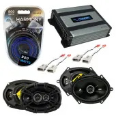 Compatible with Mercury Grand Marquis 92-94 Speaker Replacement Kicker DS Series & Harmony HA-A400.4 Amp