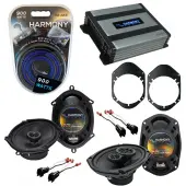 Compatible with Mercury Grand Marquis 98-02 OEM Speaker Replacement Harmony R68 R69 & Harmony HA-A400.4 Amp