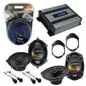 Compatible with Mercury Marauder 03-04 OEM Speaker Replacement Harmony R68 R69 & Harmony HA-A400.4 Amp