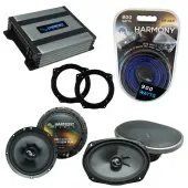 Compatible with Mini Cooper (convertible) 07-08 OEM Replacement Harmony Premium Speakers Harmony HA-A400.4